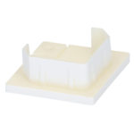 Keralit eindkap voor 2827/2828 - Licht ivoor - Classic (met houtnerf)