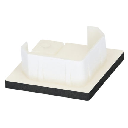 Keralit eindkap voor 2827/2828 - Zwart - Classic (met houtnerf)