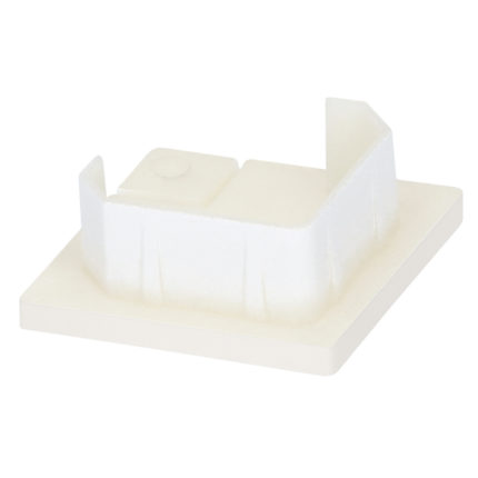 Keralit eindkap voor 2827/2828 - Wit - Classic (met houtnerf)