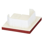 Keralit eindkap voor 2827/2828 - Rood - Classic (met houtnerf)