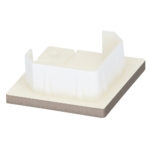 Keralit eindkap voor 2827/2828 - Vergrijsd ceder - Classic (met houtnerf)