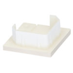 Keralit eindkap voor 2827/2828 - Snowwhite - Pure (mat/effen)