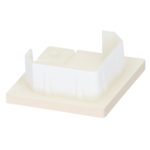 Keralit eindkap voor 2827/2828 - Sandcream - Pure (mat/effen)