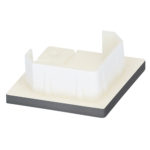 Keralit eindkap voor 2827/2828 - Dustgrey - Pure (mat/effen)