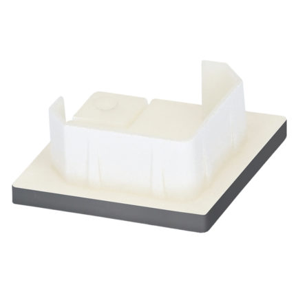 Keralit eindkap voor 2827/2828 - Dustgrey - Pure (mat/effen)