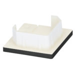 Keralit eindkap voor 2827/2828 - Nightblack - Pure (mat/effen)