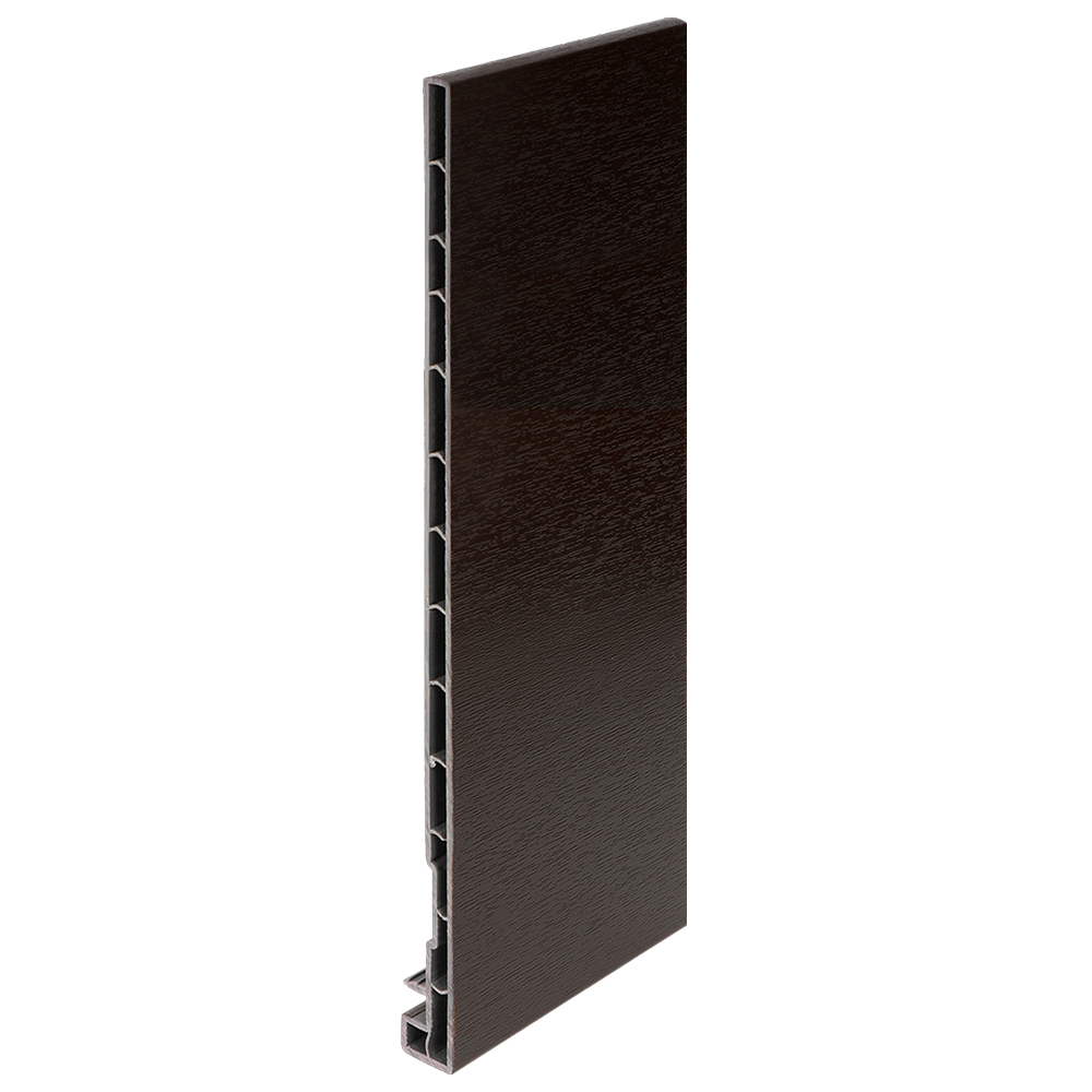 FM2064BI3853_28315160_SZ1 Keralit dakrandpaneel 300mm - Donkerbruin - Classic (met houtnerf)