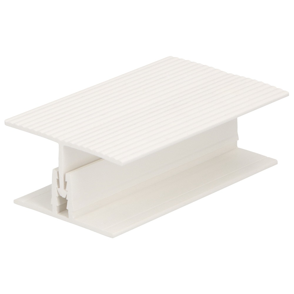 FM207BI2755_04220140_SZ1 H-verbindingprofiel 2-delig 20mm - Wit