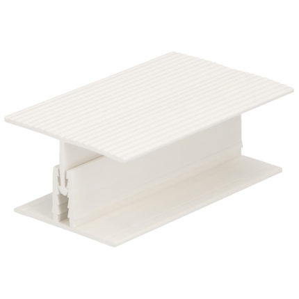 H-verbindingprofiel 2-delig 30mm - Wit