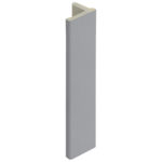 Eindprofiel 10mm voor Keralit dakrand - Grijs - Classic (met houtnerf)