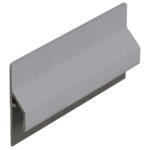 Trim/kraal aansluitpr.10mm Keralit dakr. - Grijs - Classic (met houtnerf)