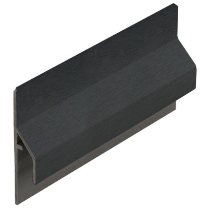 Trim/kraal aansluitpr.10mm Keralit dakr. - Monumentengroen - Classic (met houtnerf)