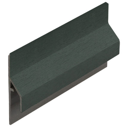 Trim/kraal aansluitpr.10mm Keralit dakr. - Donkergroen - Classic (met houtnerf)