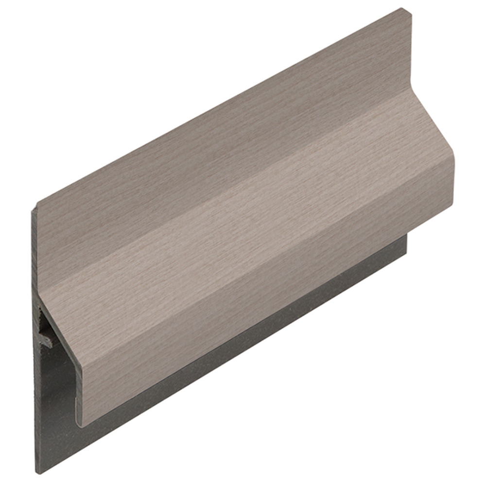FM2154BI3901_28438160_SZ1 Trim/kraal aansluitpr.10mm Keralit dakr. - Vergrijsd ceder - Classic (met houtnerf)