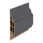 Trim/kraal sierlijst klassiek - Antraciet - Classic (met houtnerf)