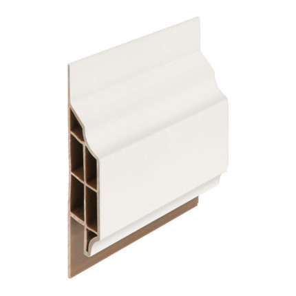 Trim/kraal sierlijst klassiek - Wit - Classic (met houtnerf)