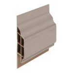 Trim/kraal sierlijst klassiek - Vergrijsd ceder - Classic (met houtnerf)