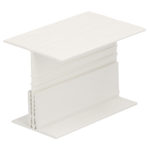 H-verbindingprofiel 2-delig 60mm - Wit