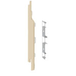 Eindkap+connector  links voor 2814 (5st) - Licht ivoor - Classic (met houtnerf)