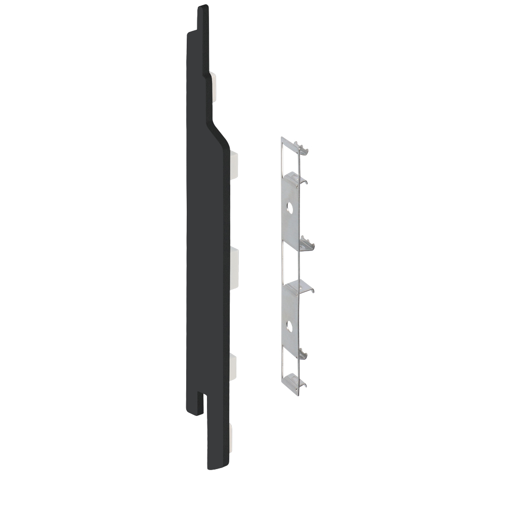 FM2268BI3972_28609005_SZ1 Eindkap+connector links voor 2814 (5st) - Nightblack - Pure (mat/effen)