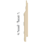 Eindkap+connector rechts voor 2814 (5st) - Licht ivoor - Classic (met houtnerf)