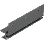 Keralit dakrandmontageprofiel 10mm - Grijs - Classic (met houtnerf)