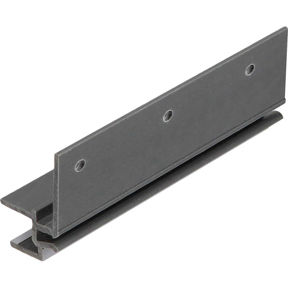 FM2328BI4030_28670460_SZ1 Keralit dakrandmontageprofiel 10mm - Grijs - Classic (met houtnerf)