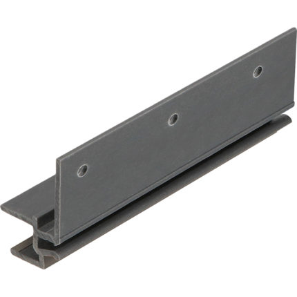 Keralit dakrandmontageprofiel 10mm - Kwartsgrijs - Classic (met houtnerf)