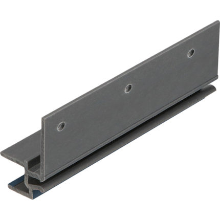 Keralit dakrandmontageprofiel 10mm - Staalblauw - Classic (met houtnerf)