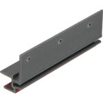 Keralit dakrandmontageprofiel 10mm - Wijnrood - Classic (met houtnerf)