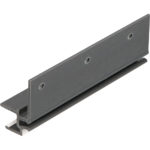 Keralit dakrandmontageprofiel 10mm - Wit - Classic (met houtnerf)