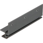 Keralit dakrandmontageprofiel 10mm - Donkerbruin - Classic (met houtnerf)