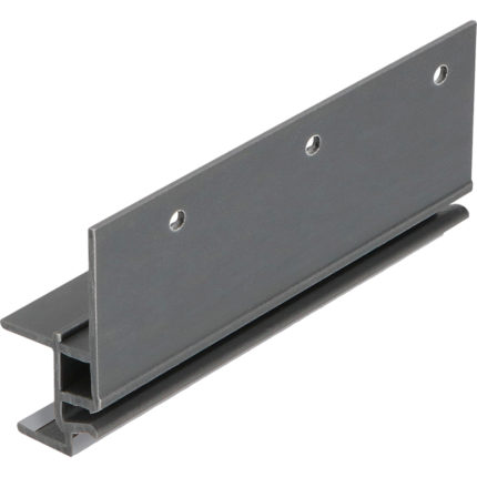 Keralit dakrandmontageprofiel 17mm - Grijs - Classic (met houtnerf)