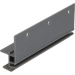 Keralit dakrandmontageprofiel 17mm - Kwartsgrijs - Classic (met houtnerf)