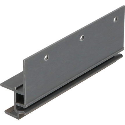 Keralit dakrandmontageprofiel 17mm - Kwartsgrijs - Classic (met houtnerf)