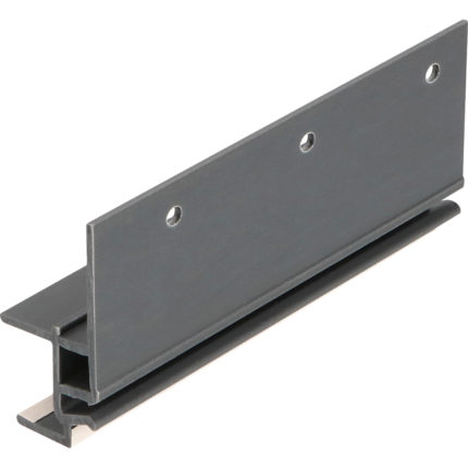 Keralit dakrandmontageprofiel 17mm - Antraciet - Classic (met houtnerf)