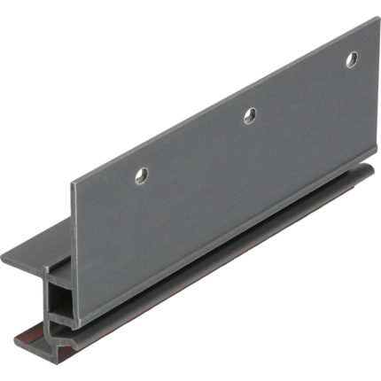 Keralit dakrandmontageprofiel 17mm - Mahonie - Classic (met houtnerf)