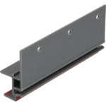 Keralit dakrandmontageprofiel 17mm - Wijnrood - Classic (met houtnerf)