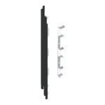 Eindkap+connector links voor 2819 (5st) - Zwart - Classic (met houtnerf)