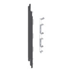 Eindkap+connector links voor 2819 (5st) - Antraciet - Classic (met houtnerf)