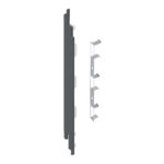 Eindkap+connector  links voor 2819 (5st) - Basaltgrijs - Classic (met houtnerf)