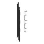 Eindkap+connector links voor 2819 (5st) - Zwartgrijs - Classic (met houtnerf)