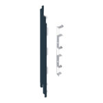 Eindkap+connector links voor 2819 (5st) - Staalblauw - Classic (met houtnerf)