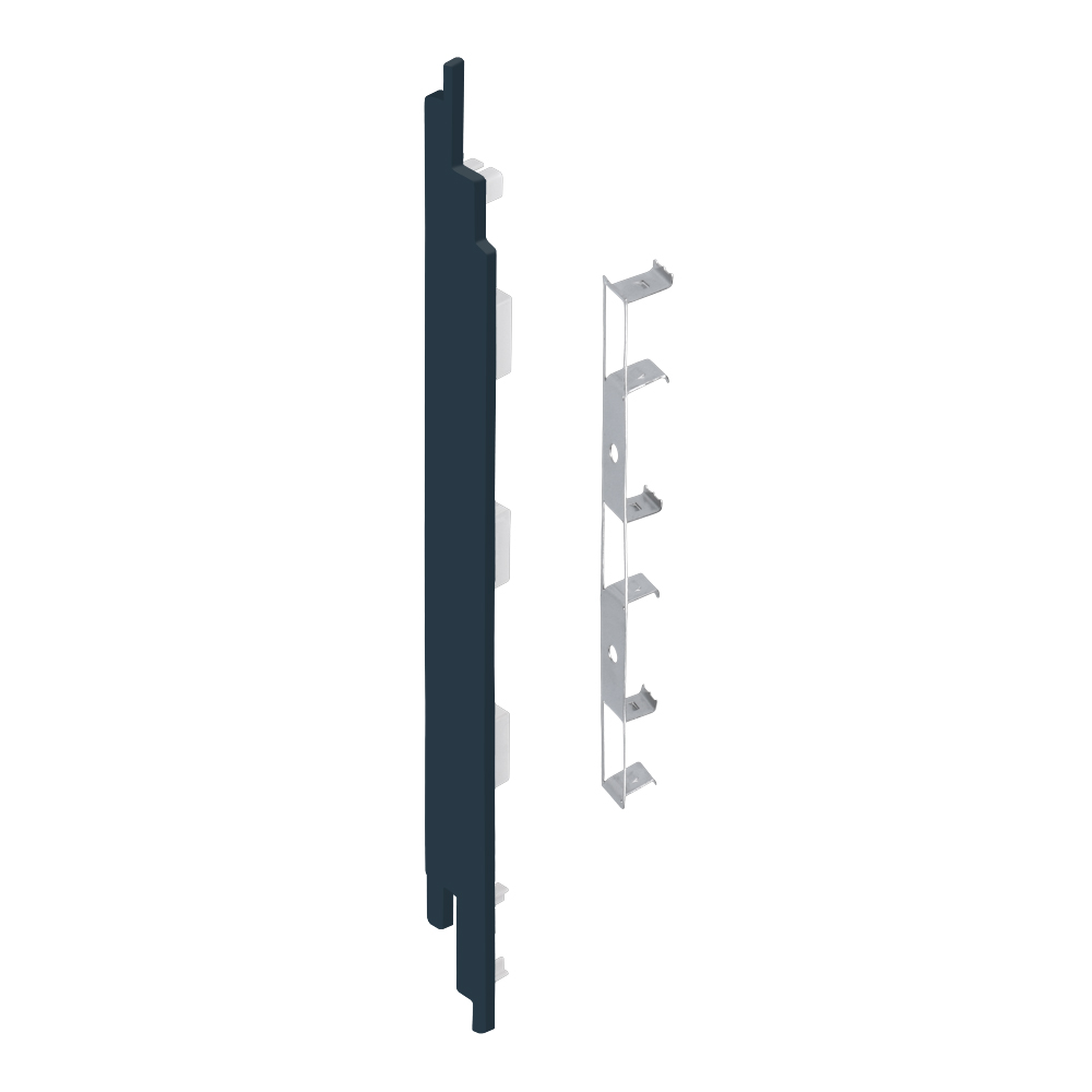 FM2401BI4101_28843405_SZ1 Eindkap+connector links voor 2819 (5st) - Staalblauw - Classic (met houtnerf)