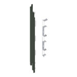 Eindkap+connector  links voor 2819 (5st) - Donkergroen - Classic (met houtnerf)