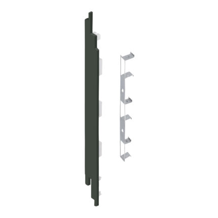 Eindkap+connector  links voor 2819 (5st) - Donkergroen - Classic (met houtnerf)