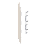 Eindkap+connector  links voor 2819 (5st) - Crème - Classic (met houtnerf)