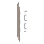 Eindkap+connector  links voor 2819 (5st) - Vergrijsd ceder - Classic (met houtnerf)