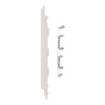 Eindkap+connector  links voor 2819 (5st) - Snowwhite - Pure (mat/effen)