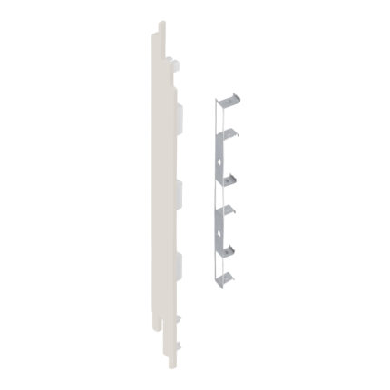 Eindkap+connector  links voor 2819 (5st) - Snowwhite - Pure (mat/effen)